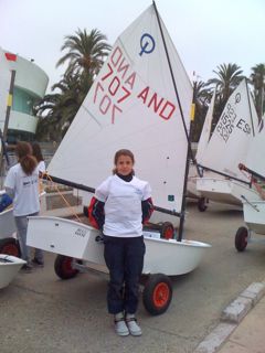 Tere Morató – Camp. Catalunya Optimist per equips – Salou – Març 2011