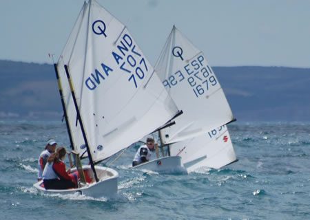 La Tere Morató al Campionat de Catalunya d'Optimist 2012 – Club Nàutic Cambrils