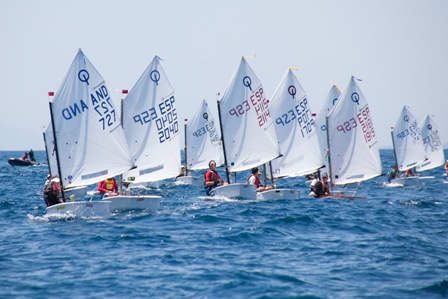 La Mar Vergens al Campionat d'Espanya d'Optimist 2012