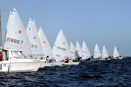 Sortida d'una prova de la classe Laser Radial