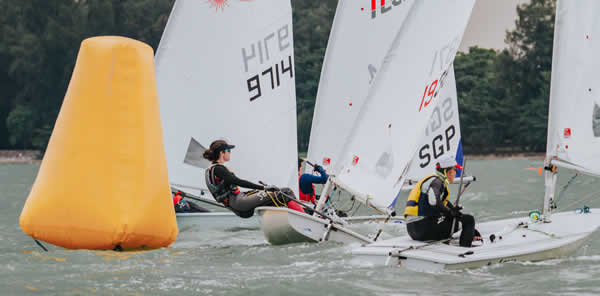 Carla Canturri al Singapore National Sailing Championship 2022 en ILCA 6