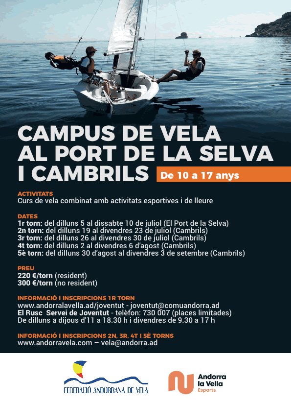 Campus d'Estiu de la Federació Andorrana de Vela