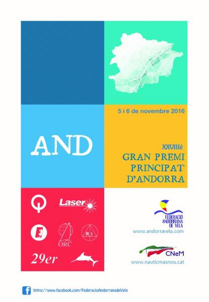 Cartell del XXVIII Gran Premi Principat d'Andorra