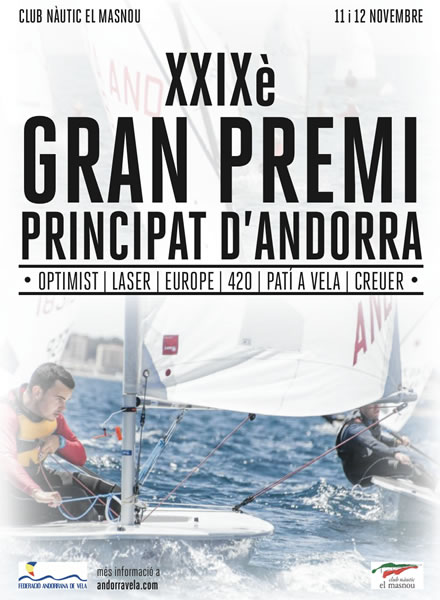 Cartell XXIX Gran Premi Principat d'Andorra de vela