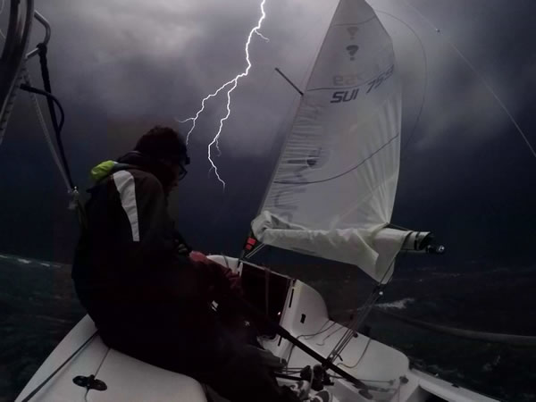 Nit de tempesta durant els 5 Jours du Léman