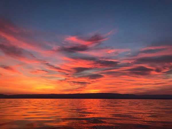 Posta de sol durant els 5 Jours du Léman