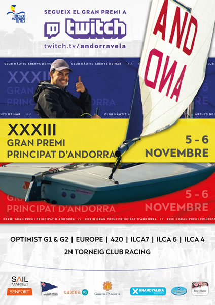 Cartell del XXXIII Gran Premi Principat d'Andorra